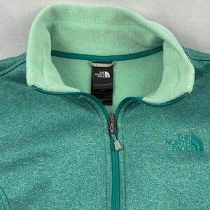 The North Face Women M. Jacket Agave Zip Buttery Soft Fleece Lined Slim Fit READ
